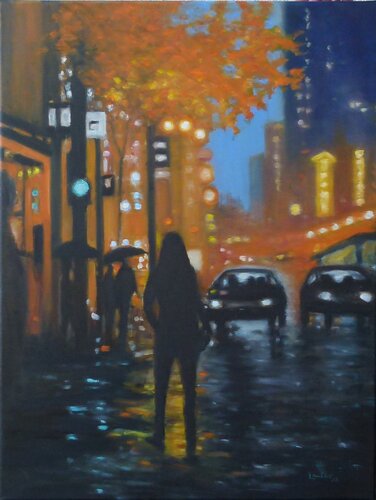 Streetview di Heidi Lauter, Pittura in vendita su Singulart