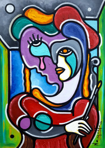 COSQUILLAS CON UN PINCEL de Néstor Neyret, Pintura a la venta en Singulart