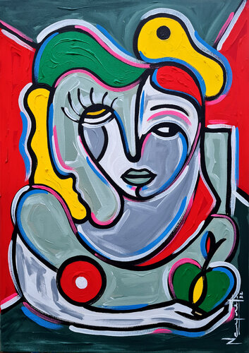 CORAZON DE MANZANA di Néstor Neyret, Pittura in vendita su Singulart