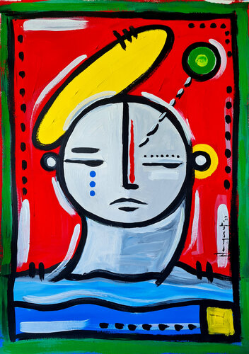 CON EL AGUA AL CUELLO par Néstor Neyret, Œuvre sur papier en vente sur Singulart