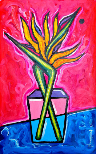 FLORES Y PÁJAROS by Néstor Neyret, 종이 for Sale on Singulart