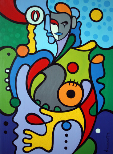 Zio Caló par Néstor Neyret, Peinture en vente sur Singulart