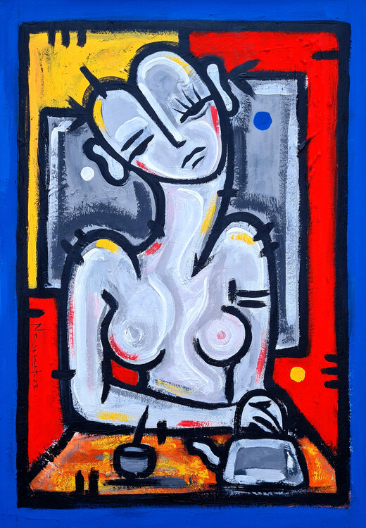 MUJER Y SU ALMA DESNUDA Néstor Neyret