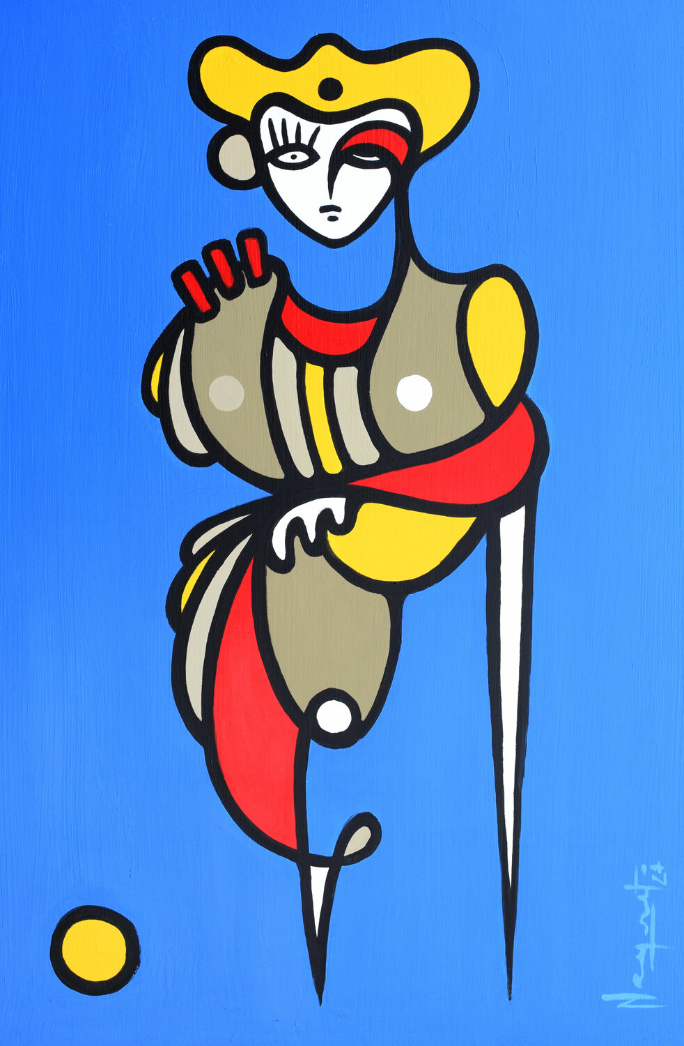 VETERANO DE GUERRA Néstor Neyret Original painting for sale