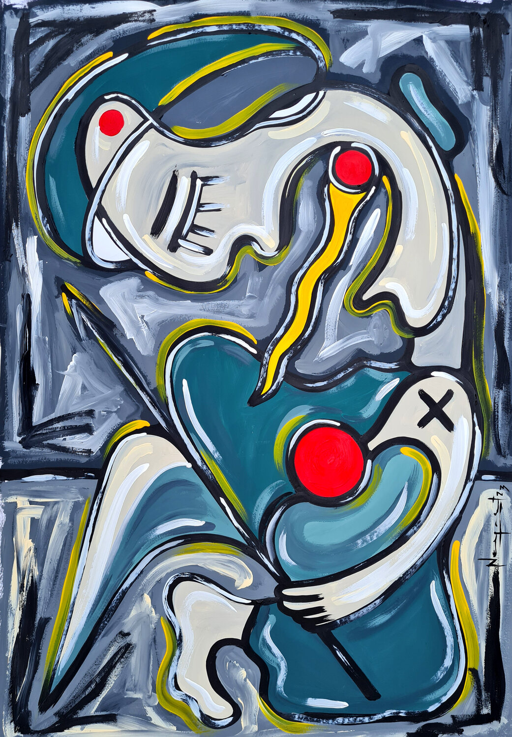 SOLDADO DESCONOCIDO Néstor Neyret Peinture originale à vendre