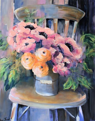 Tendresse et poésie van Marie Ferrand, Schilderij te koop op Singulart