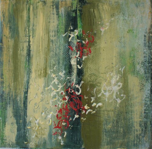 Abstraction verte 2 di Marie Ferrand, Pittura in vendita su Singulart