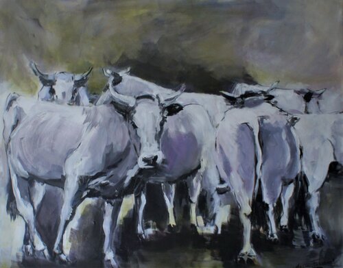 Dans les Pyrénées van Marie Ferrand, Schilderij te koop op Singulart