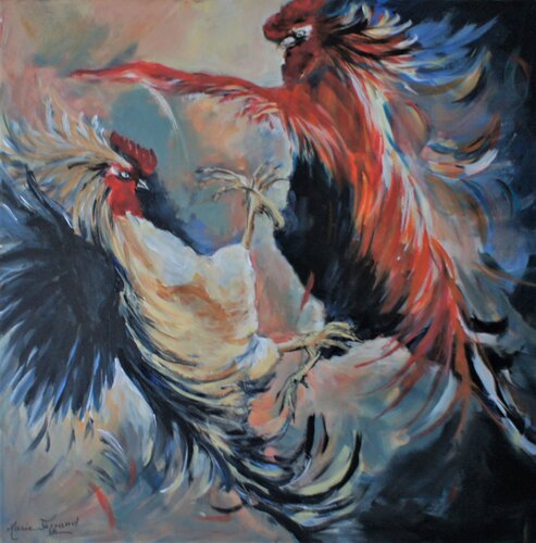 Combat van Marie Ferrand, Schilderij te koop op Singulart