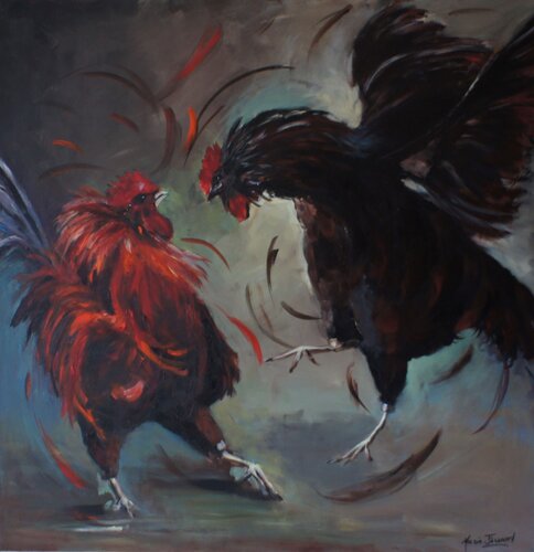 Prises de becs de Marie Ferrand, Pintura a la venta en Singulart