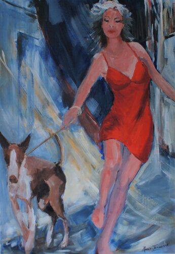 Promenade du matin von Marie Ferrand, Malerei kaufen auf Singulart