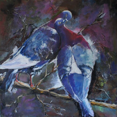 Amour toujours van Marie Ferrand, Schilderij te koop op Singulart