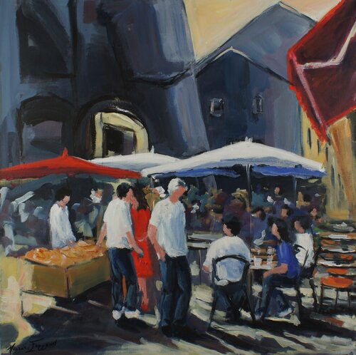 Jour de marché de Marie Ferrand, Pintura a la venta en Singulart