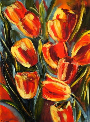 Bouquet fou de Marie Ferrand, Pintura a la venta en Singulart