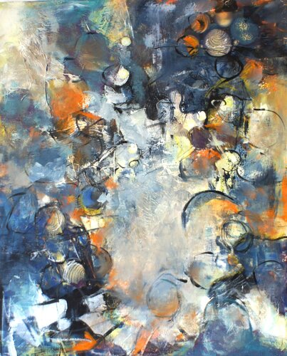 Ambiance de fête von Marie Ferrand, Malerei kaufen auf Singulart