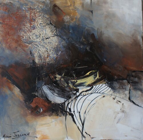 Poisson blanc van Marie Ferrand, Schilderij te koop op Singulart