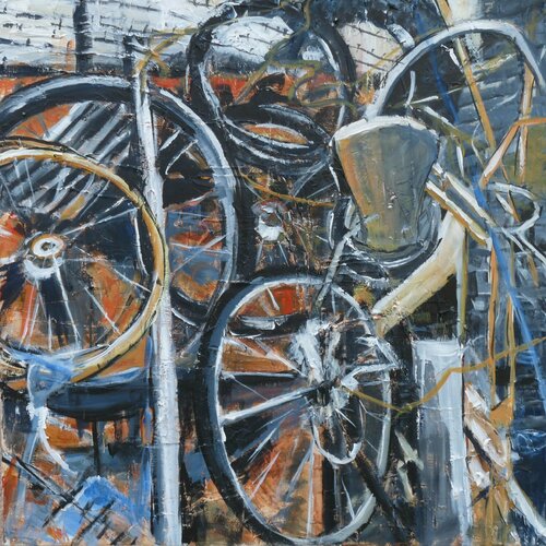 Roues dans roues de Marie Ferrand, Pintura a la venta en Singulart