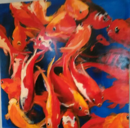 Ballet nautique di Marie Ferrand, Pittura in vendita su Singulart