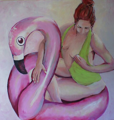 Fausse ingénue von Marie Ferrand, Malerei kaufen auf Singulart
