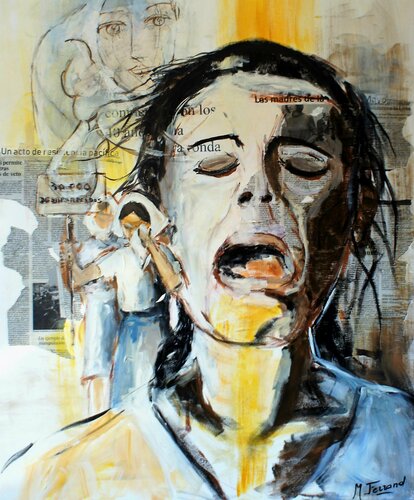 Combat de femmes di Marie Ferrand, Pittura in vendita su Singulart