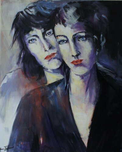 S'aimer von Marie Ferrand, Malerei kaufen auf Singulart