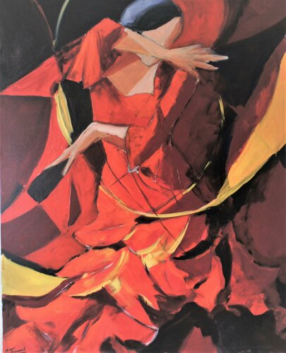 Sévillane von Marie Ferrand, Malerei kaufen auf Singulart