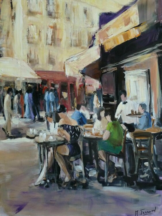 En terrasse Marie Ferrand