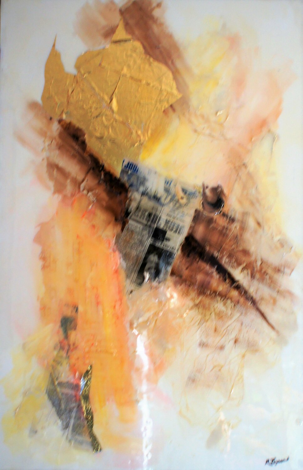 Abstraction collages Marie Ferrand