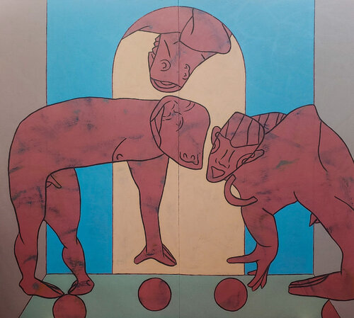 His Footman van Matthew Dibble, Schilderij te koop op Singulart