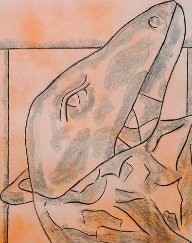 Nameless Visitor van Matthew Dibble, Tekening te koop op Singulart