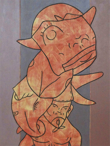 Postcard From Ross van Matthew Dibble, Schilderij te koop op Singulart