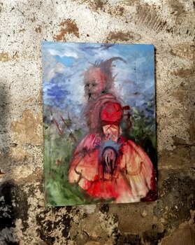 油彩絵画 La Follia Alessandro Scannella: 画家, 彫刻家 油彩絵画 La Follia Alessandro Scannella: 画家, 彫刻家