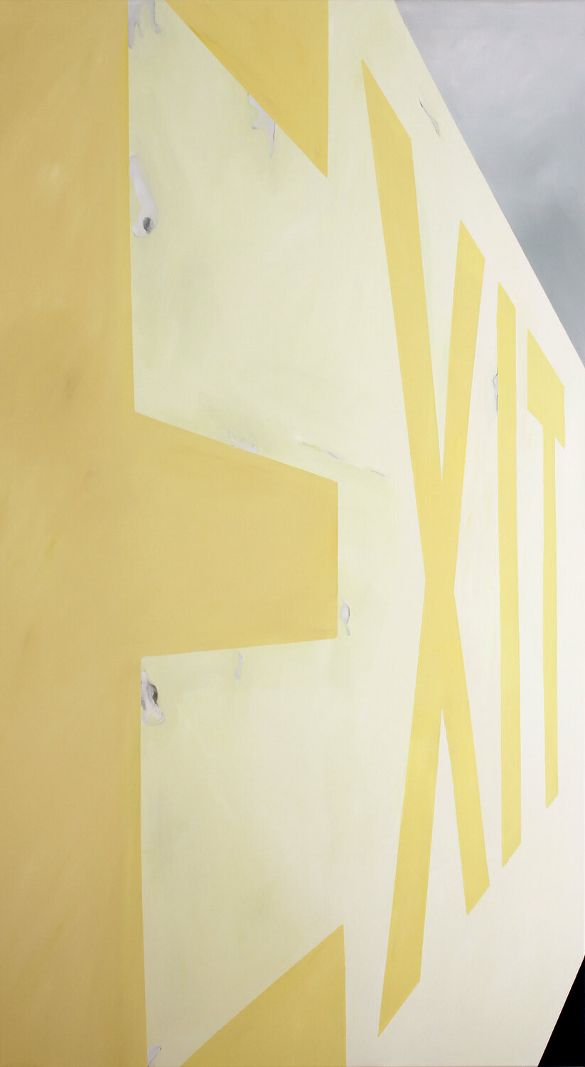EXIT wall Joana Lucas Originalgemälde zu verkaufen