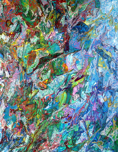 THE HIDDEN RHYTHM OF THE YEAR OF THE HORSE von Igor Eugene Prokop, Malerei kaufen auf Singulart