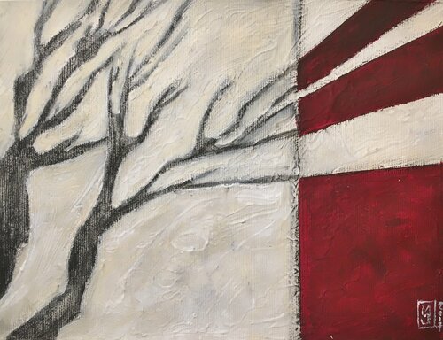 Metamorfosi in red di Maryda Geraci, Pittura in vendita su Singulart