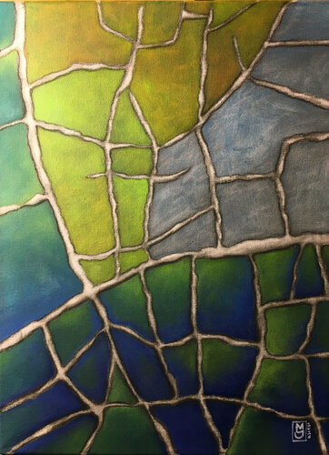 Route 1 di Maryda Geraci, Pittura in vendita su Singulart