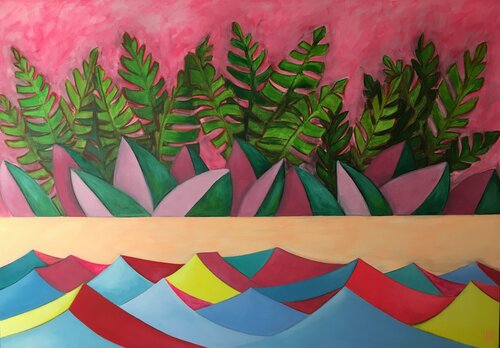 Tropical sea by Maryda Geraci, Painting for Sale on Singulart