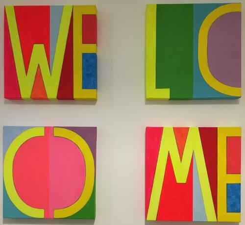 WELCOME van Maryda Geraci, Schilderij te koop op Singulart