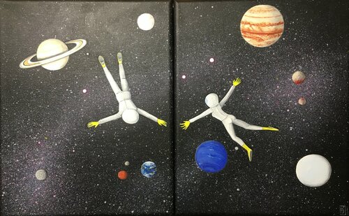 Interstellar travel van Maryda Geraci, Schilderij te koop op Singulart
