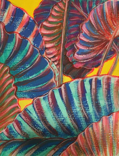 Foglie di Maryda Geraci, Pittura in vendita su Singulart