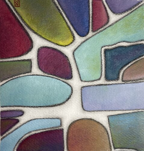 Colorate Texture van Maryda Geraci, Schilderij te koop op Singulart