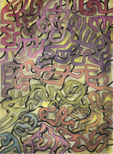 Thought in motion van Maryda Geraci, Schilderij te koop op Singulart