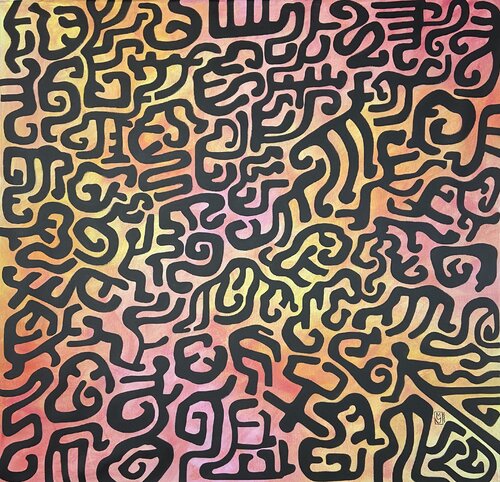 Thought at sunset di Maryda Geraci, Pittura in vendita su Singulart