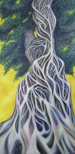 ENLAZADOS de Filiberto Montesinos Castañón, Pintura a la venta en Singulart