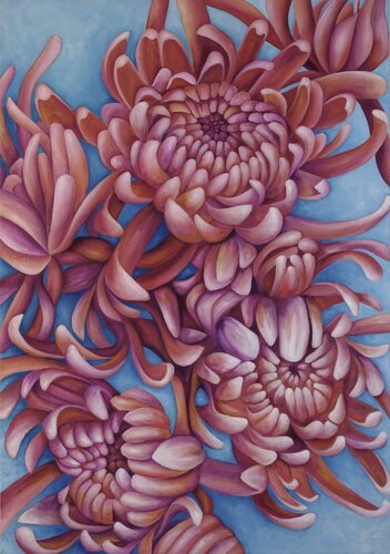 Levitacion van Filiberto Montesinos Castañón, Schilderij te koop op Singulart