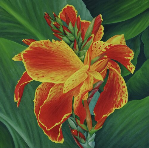 Pétalos de Fuego by Filiberto Montesinos Castañón, Painting for Sale on Singulart
