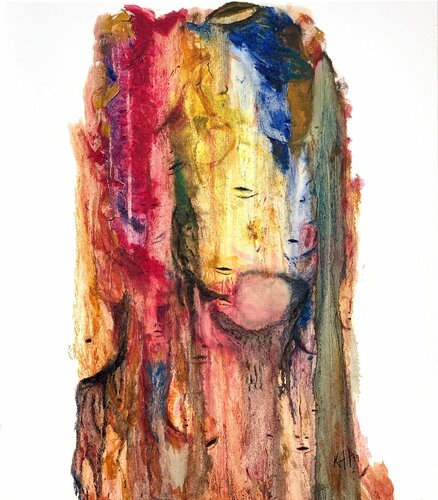 The five theories in motion di Karina Yacoubian, Pittura in vendita su Singulart