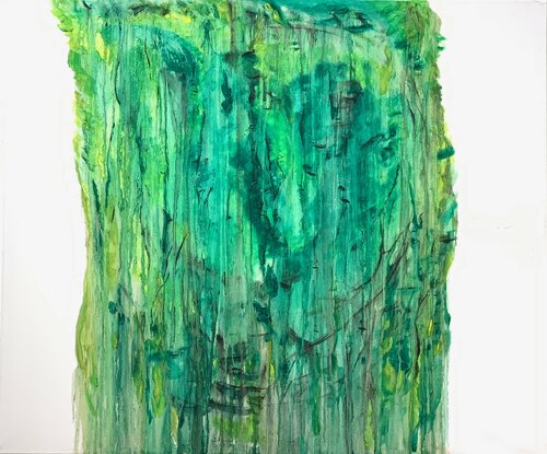 Summer greens van Karina Yacoubian, Schilderij te koop op Singulart