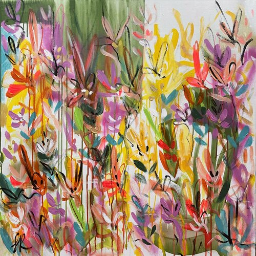 Garden Of Colour di Samantha Redfern, Pittura in vendita su Singulart