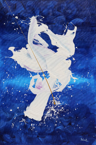 Il Piacere, Maria - omaggio a Gabriele d'Annunzio by Stefano Di Loreto, Painting for Sale on Singulart